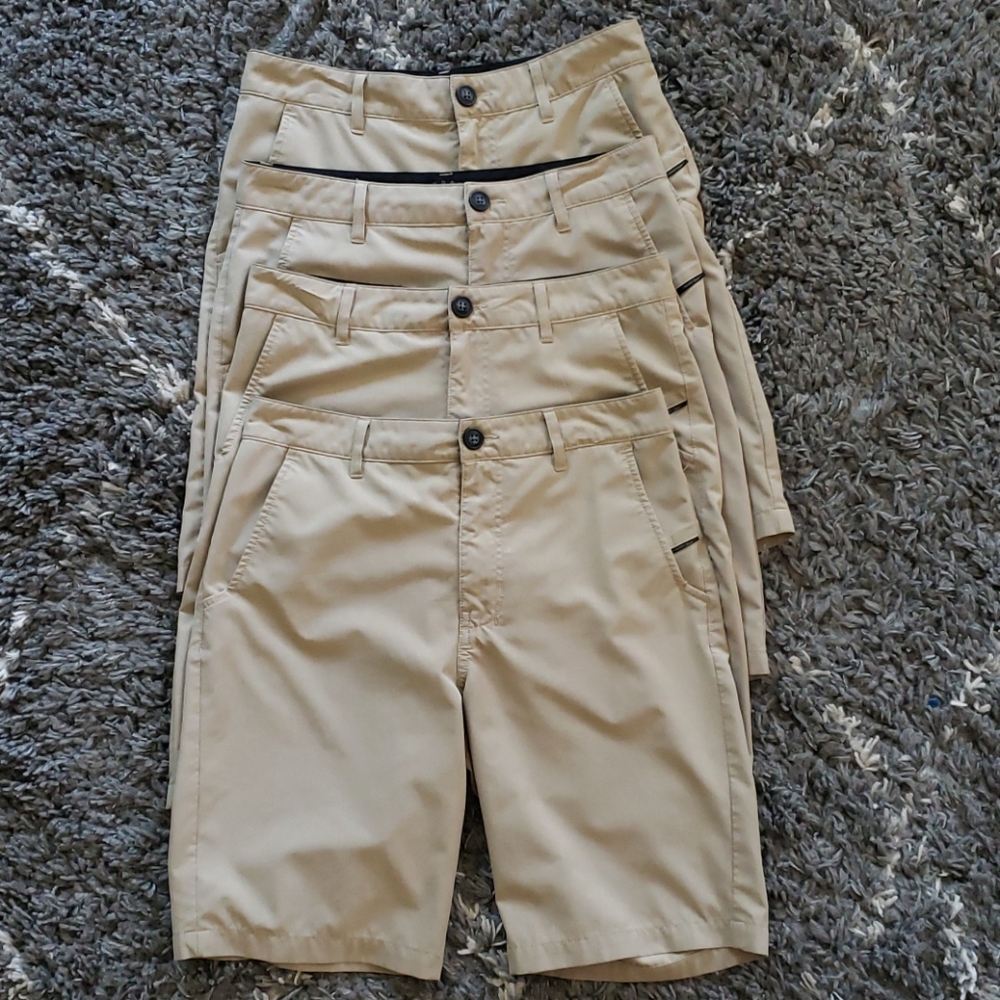 Four Boys Hybrid uniform Kahki Shorts.